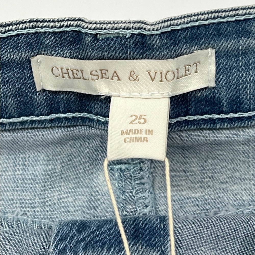 CHELSEA & VIOLET Button Front Denim Skirt! - Picture 6 of 7